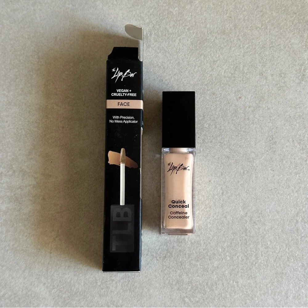 The Lip Bar Quick Conceal Caffeine Concealer - Ivory Self-Setting & Brightening